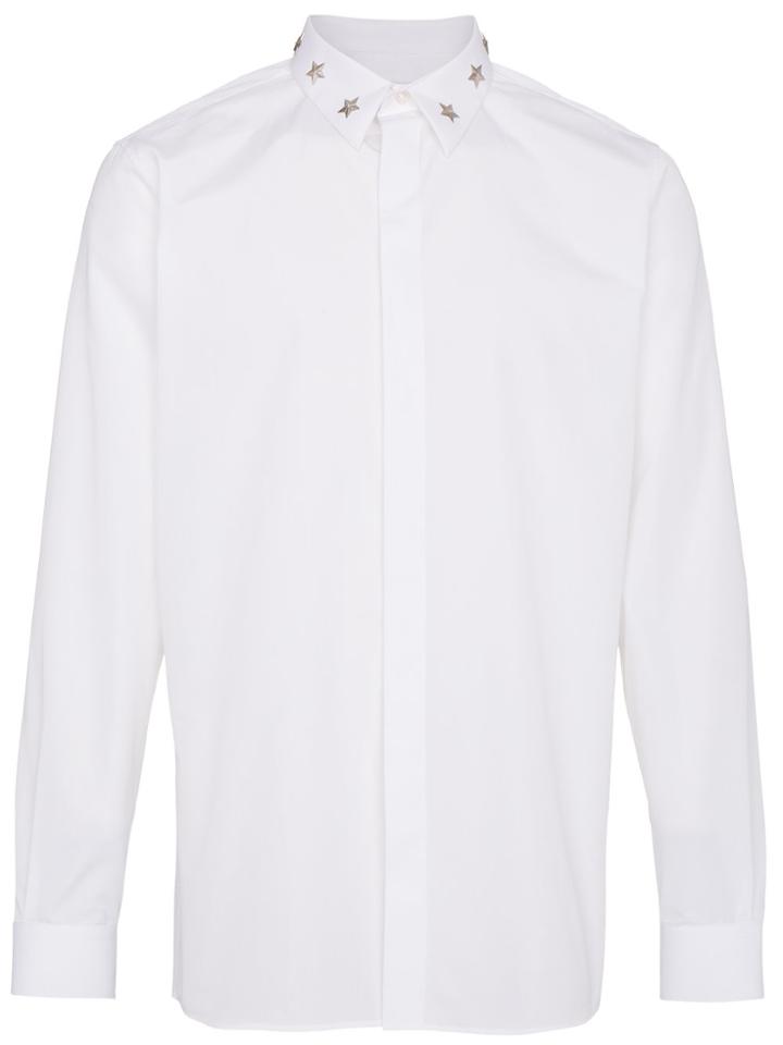 Givenchy Star Studded Collar Shirt - White
