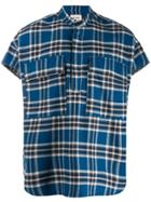 Fear Of God Checked Polo Top - Blue