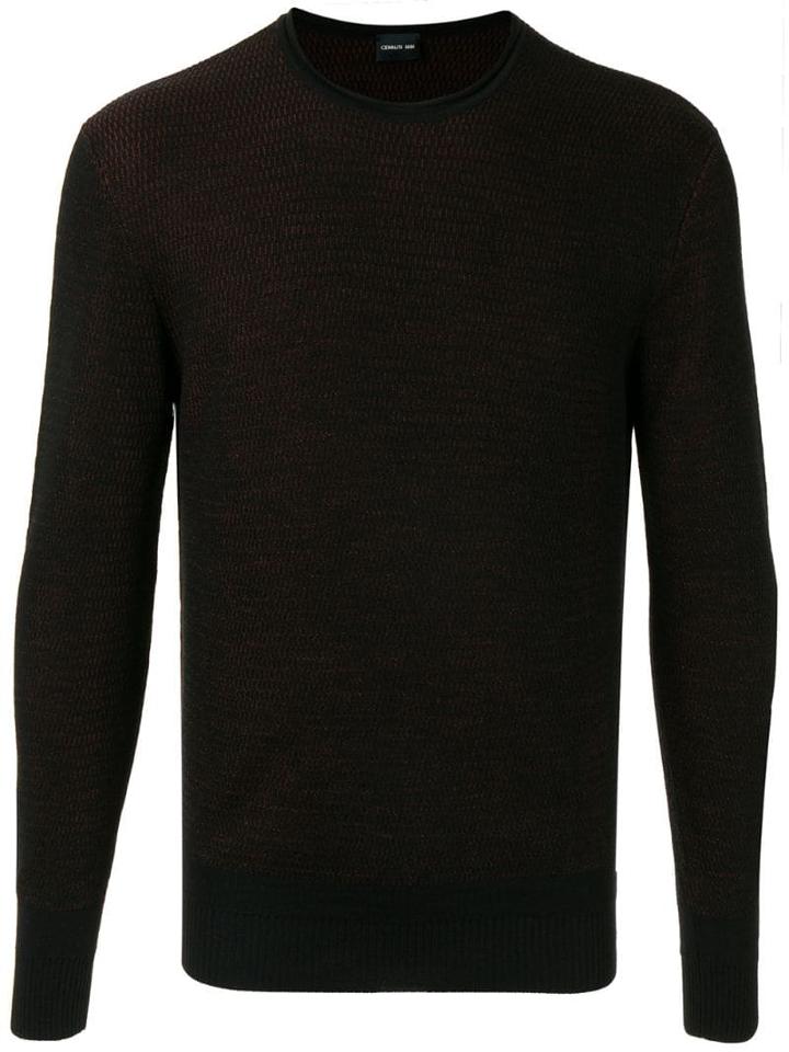Cerruti 1881 Crew Neck Sweater - Brown