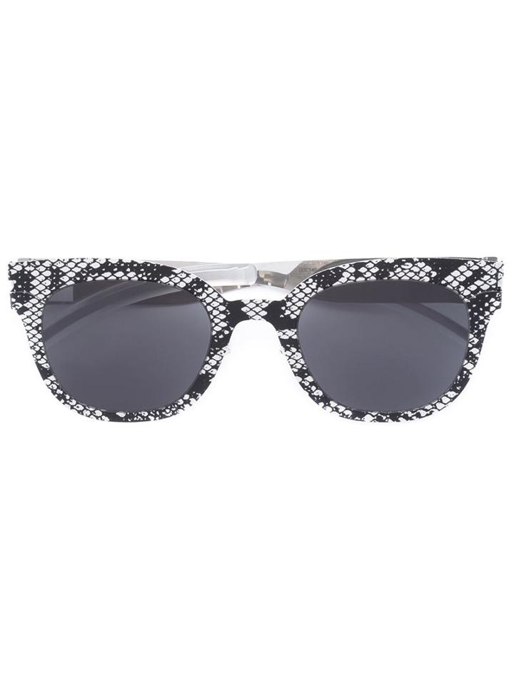 Mykita - 'python' Sunglasses - Women - Metal - One Size, Grey, Metal