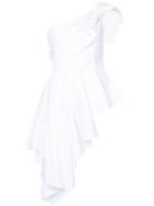 Carolina Herrera Asymmetric One Shoulder Blouse - White