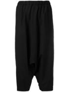 Comme Des Garçons Girl Dropped Crotch Trousers - Black