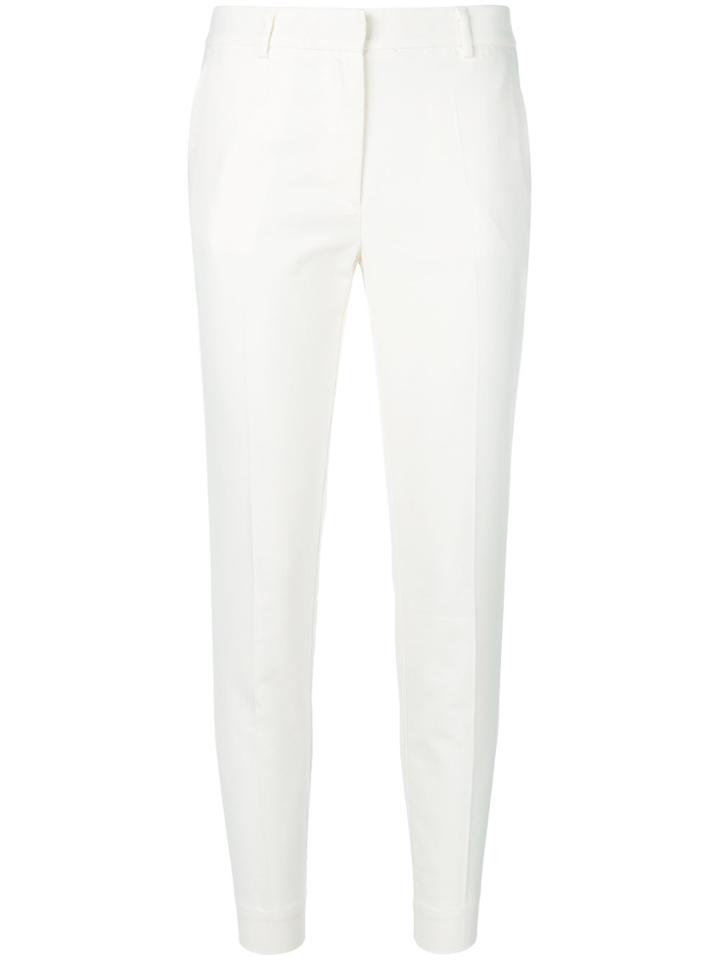 Mauro Grifoni Skinny Cropped Trousers - White