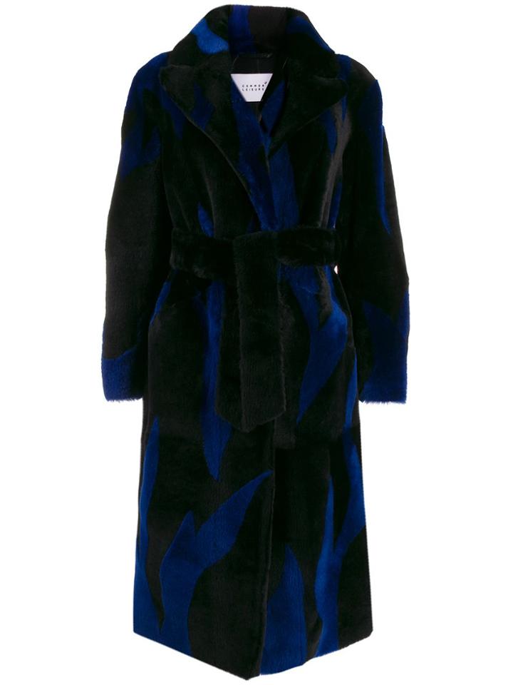 Common Leisure Love Fire Coat - Black