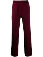 Paura X Kappa Jacquard Straight Trousers - Red
