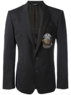 Dolce & Gabbana - Good Times Blazer - Men - Spandex/elastane/cupro/viscose/virgin Wool - 48, Black, Spandex/elastane/cupro/viscose/virgin Wool