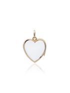 Loquet Yellow Gold Heart Pendant Necklace - Metallic