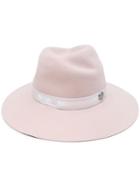 Maison Michel Reflexive Ribbon Hat - Pink