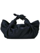 The Row Top Knotted Tote Bag - Blue