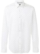 Boss Hugo Boss Dots Print Shirt, Men's, Size: Xl, White, Cotton