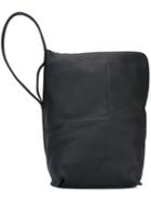 Rick Owens Bucket Shoulder Bag, Men's, Black, Calf Leather