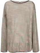 M Missoni Sheer Knitted Jumper - Multicolour