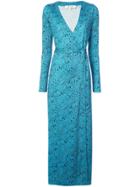 Diane Von Furstenberg Wrap Around Long Dress - Black