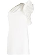Self-portrait Embellished Mini Dress - White