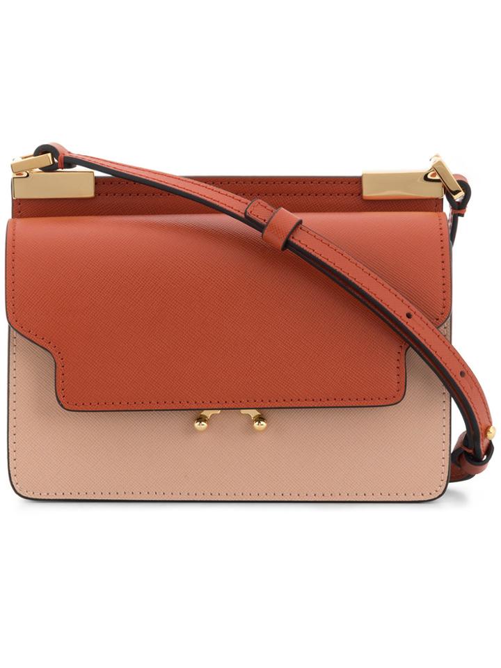 Marni Micro Trunk Bag - Yellow & Orange