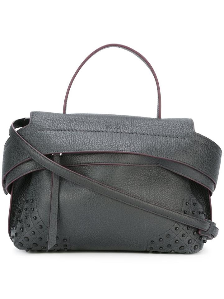 Tod's Zipped Tote, Women's, Grey