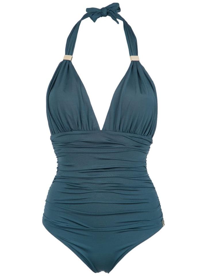 Brigitte Cut Out Swimsuit - Green