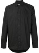 Etro Classic Casual Shirt, Men's, Size: 39, Black, Silk/cotton
