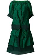 Sacai Patch Pocket Dress - Green