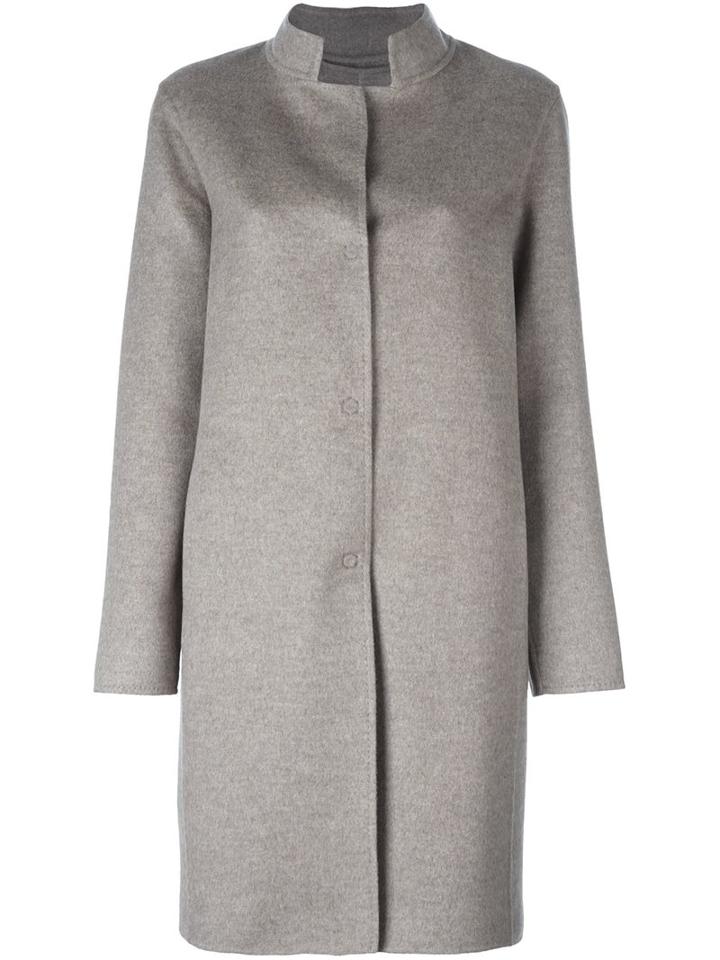 Manzoni 24 Mid-length Coat, Women's, Size: 44, Nude/neutrals, Cashmere