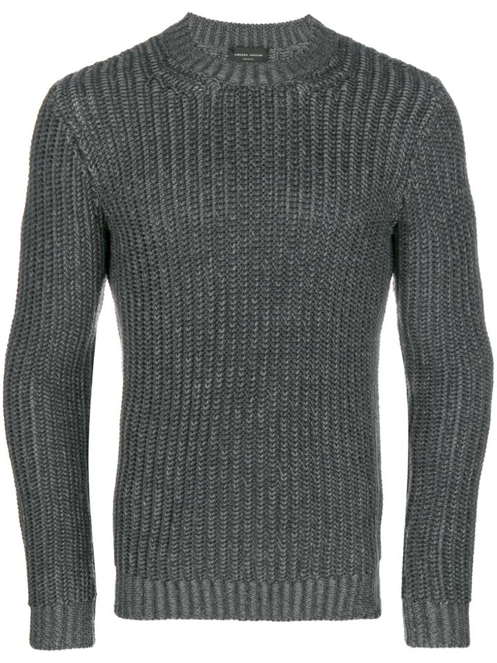 Roberto Collina Slim Fit Jumper - Grey