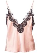 Fleur Du Mal Pierre V-neck Cami Top - Pink