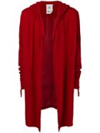 Lost & Found Rooms Oversized Drawstring Cardigan - Red
