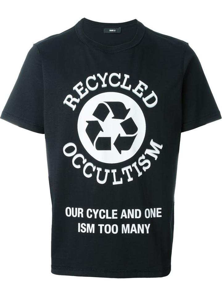 Yang Li 'occultism' T-shirt, Men's, Size: Large, Black, Cotton