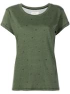 Current/elliott Star Print T-shirt, Women's, Size: 1, Green, Cotton