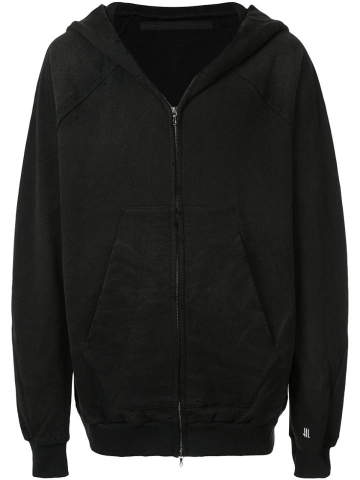 Nil0s Long Sleeved Hooded Sweater - Black