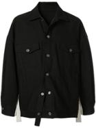 Wooyoungmi Buttoned Trucker Jacket - Black