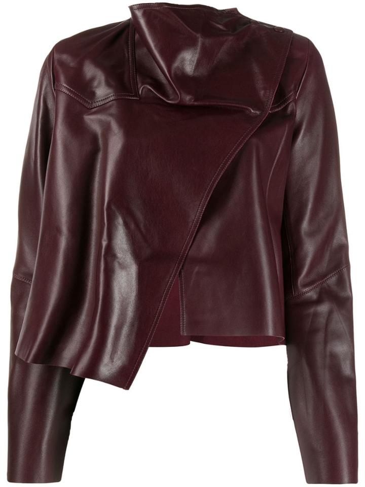 Isabel Marant Étoile Wrap Style Leather Jacket - Red