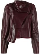 Isabel Marant Étoile Wrap Style Leather Jacket - Red