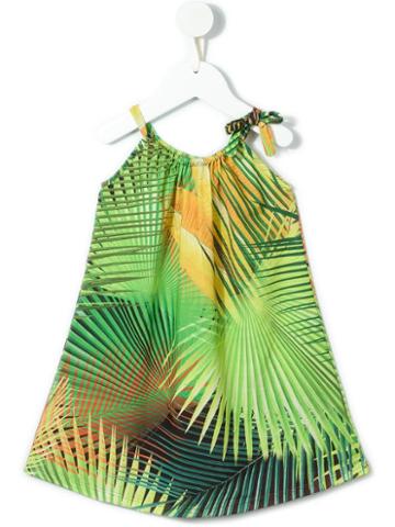 Lygia E Nanny Kids - Printed Dress - Kids - Polyester/spandex/elastane - 6 Yrs, Green