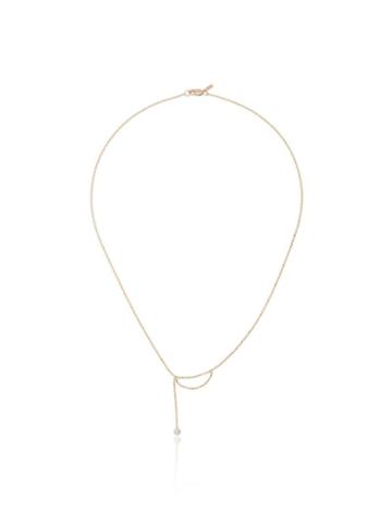 Xiao Wang 14k Gold Diamond Necklace - Metallic