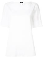 Jil Sander Navy Short-sleeve Fitted T-shirt - White
