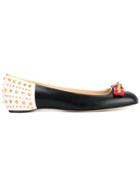 Gucci Studded Ballerina Pumps - Multicolour