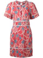 Printed Umbria Dress - Women - Silk/cotton/acrylic/brass - 40, Red, Silk/cotton/acrylic/brass, Isabel Marant