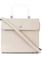 Courrèges Square Flap Crossbody Bag