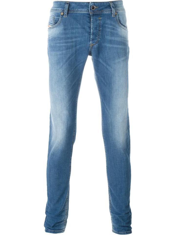 Diesel Sleenker Jeans, Men's, Size: 31, Blue, Cotton/spandex/elastane