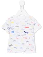 Stella Mccartney Kids - Chuckle Name Print T-shirt - Kids - Cotton - 3 Mth, White