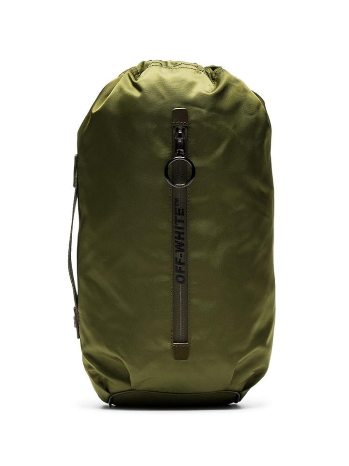 Off-white Convertible Belt Bag - Green