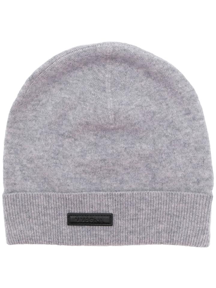 Ermenegildo Zegna Round Knit Beanie - Grey