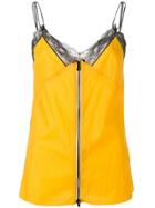 Maison Margiela Lace Detail Vest Top - Yellow