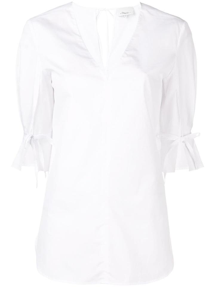3.1 Phillip Lim Shift V-neck Top - White
