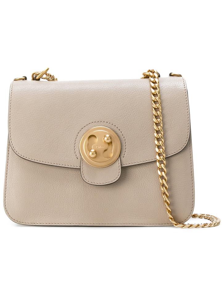 Chloé - Mily Shoulder Bag - Women - Leather - One Size, Nude/neutrals, Leather