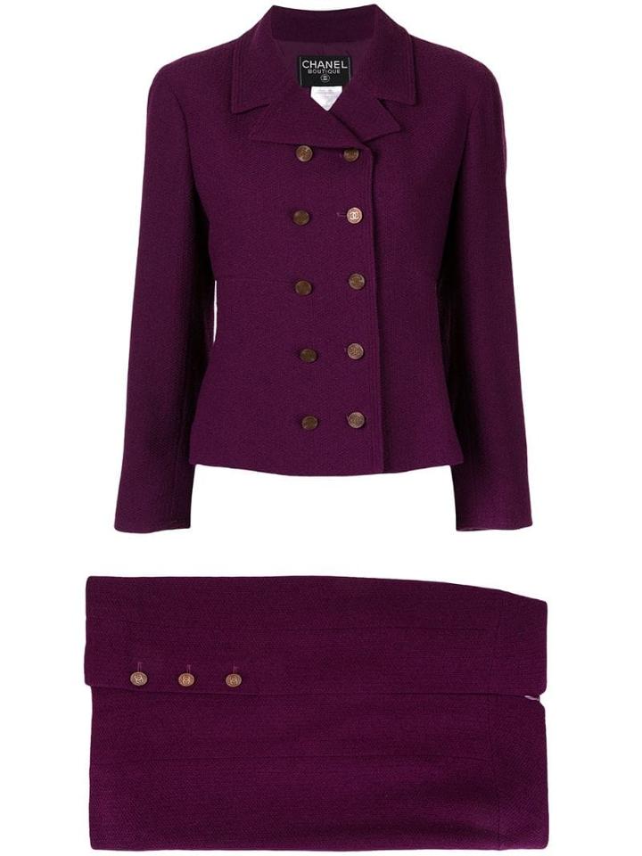 Chanel Pre-owned Setup Two-piece Suit - Purple