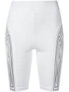 Fendi Graphic Logo Cycling Shorts - White