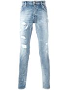 Philipp Plein Artistic Jeans, Men's, Size: 38, Blue, Cotton/spandex/elastane