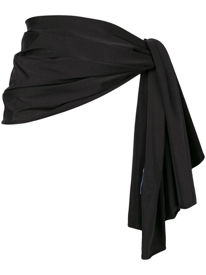 Fisico Tie Beach Pareo - Black